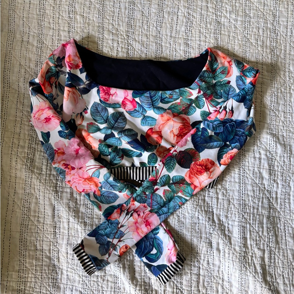 Floral Swim Long Sleeve Top